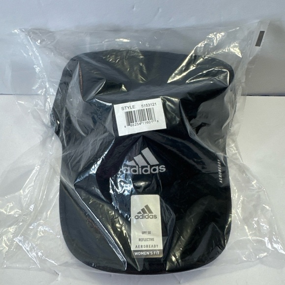 adidas Accessories - Adidas Black Women's Visor with Reflective Details